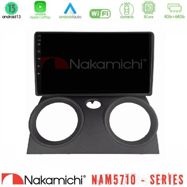 Nakamichi NAM5710 Series 8Core Android13 4+64GB Mitsubishi Colt 2009 – 2013 Navigation Multimedia Tablet 10" - Image 1
